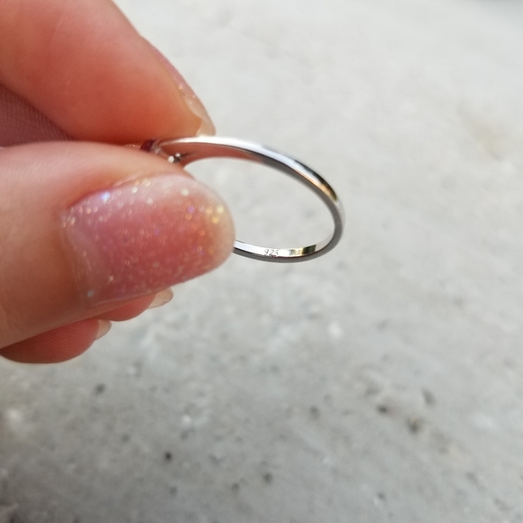 Dainty Sweetheart Sterling Ring - Picture 5 of 5